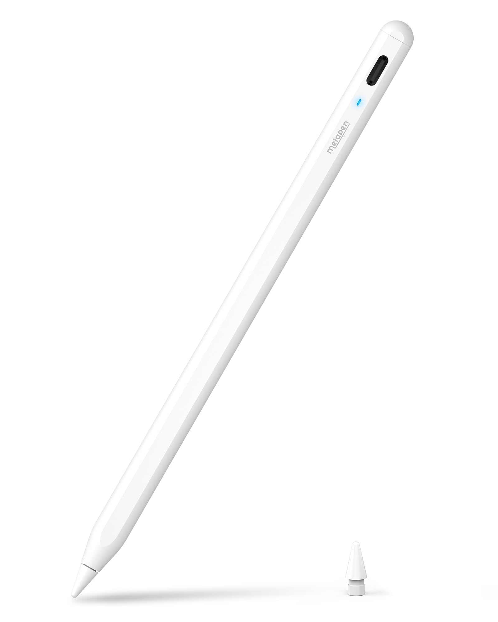 Metapen A8 iPad Pencil for Apple iPad 2018-2026, 4Min Fast Charge, Palm Rejection Stylus Pen for iPad 11/10/9/8/7/6th Gen, iP