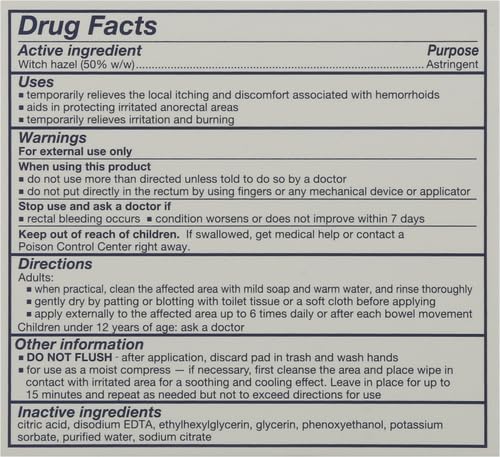 TUCKS Medicated Cooling Pads, 100 Count – Hemorrhoid Pads with Witch Hazel, Cleanses Sensitive Areas, Protects from Irritation, Hemorrhoid Treatment, Medicated Pads Used by Hospitals