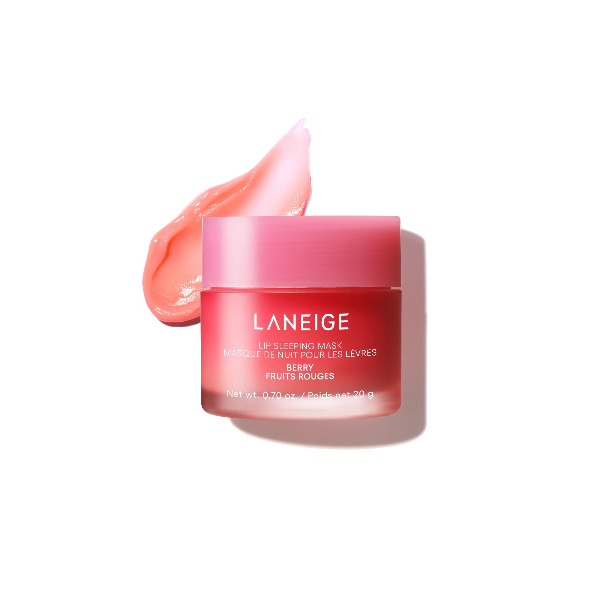 LANEIGE Lip Sleeping Mask: Hydrating & Nourishing Korean Overnight Lip Treatment Mask with Shea Butter, Vitamin C & Murumuru,