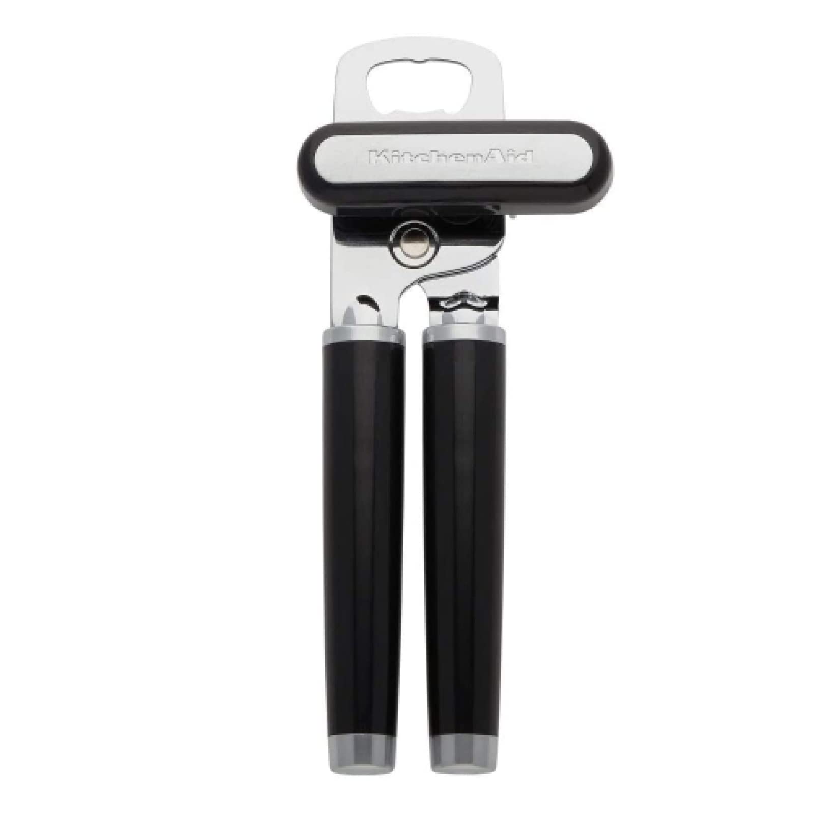 KitchenAid Classic Multifunction Can Opener and Bottle Opener Easy to Use, Razor Sharp Stainless Steel Cutting Wheel, Soft Er