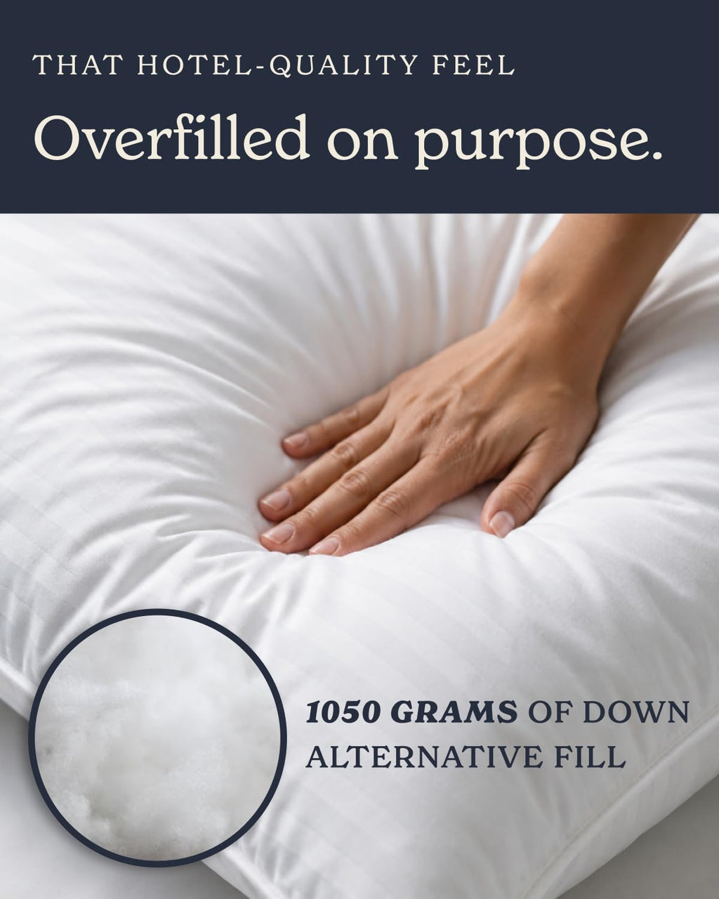 Beckham Hotel Collection Bed Pillows Standard/Queen Size Set of 2 - Original Soft Down Alternative Pillow for Sleeping - Soft Support for Back, Stomach or Side Sleepers