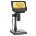 TOMLOV DM4W Microscope with Weighing Scale: 4.3" Digital Coin Microscope with Screen, Error Coin Magnifier with Lights, Weigh