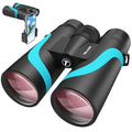 15x55 UHD Binoculars for Adults High Powered with Phone Adapter - Large View, BAK4 Prism, Waterproof, Lightweight for Bird Wa