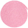 Super Soft 3 Strand Twisted Cotton Rope (Pink, 1/4 Inch x 10 Feet)