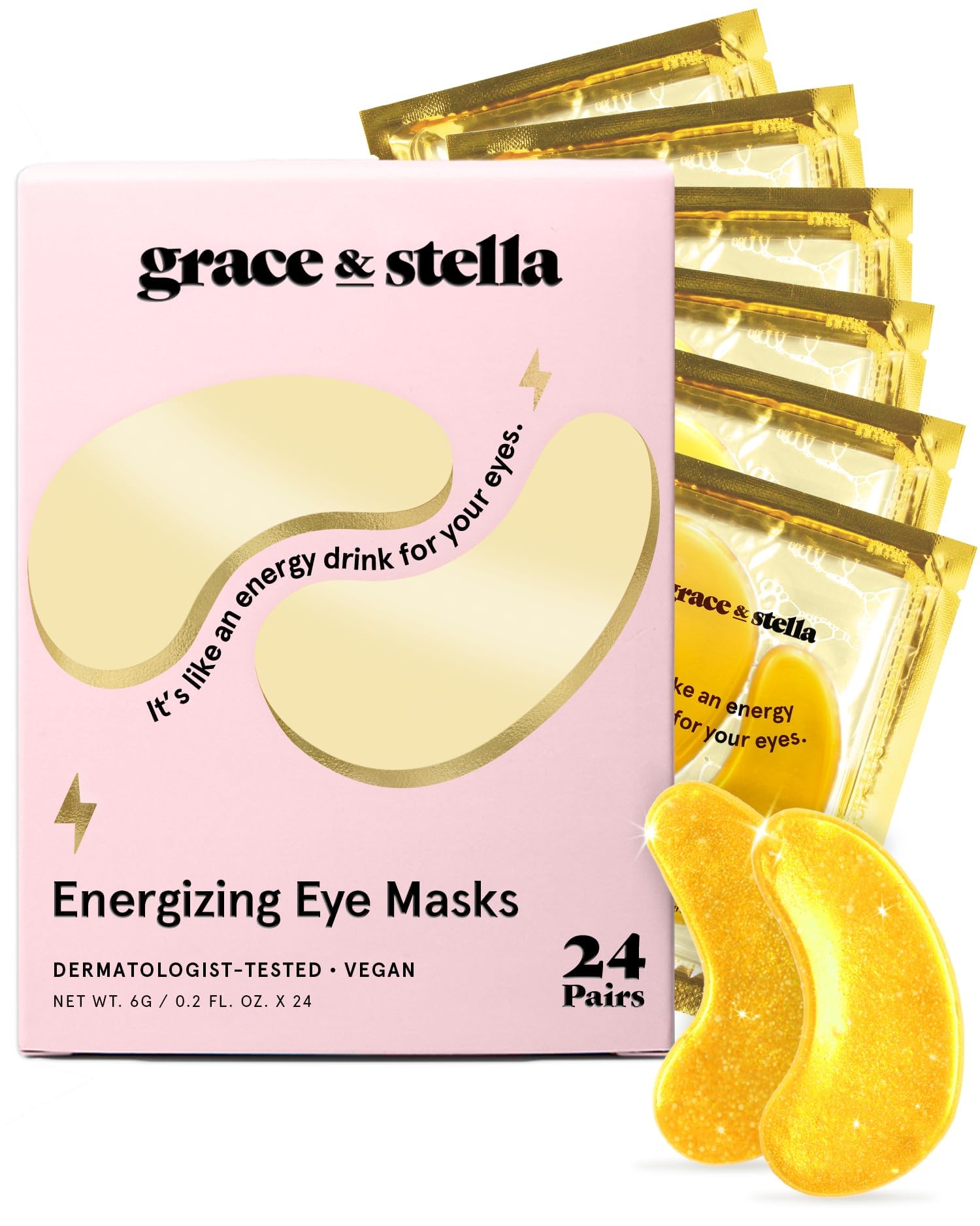 grace & stella Award Winning Under Eye Mask - Birthday Gifts for Women - Gel Eye Patches for Dark Circles, Puffy Eyes, Undere