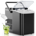 OLIXIS Countertop Ice Maker Machine with Handle, Auto-Cleaning Portable Ice Maker with Basket & Scoop, 26lbs in 24Hrs & 9 Cub