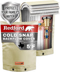 Redford Supply Co. Cold Snap (5°F) Backflow Preventer Insulation Cover, 16"W x 20"H, Pipe Insulation, Water Sprinkler Covers