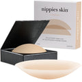 Nippies Nipple Covers for Women - Reusable Sticky Silicone Pasties with Travel Case - Original Circle or Lift Style Available