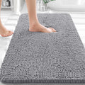 OLANLY Bathroom Rugs 30x20, Extra Soft Absorbent Chenille Bath Rugs, Rubber Backing Quick Dry, Machine Washable Bath Mats for